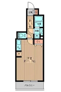 レガーロ御茶ノ水Ⅱ【3階】の間取り