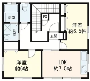 ヴィラ・リバーサイド【2階】の間取り