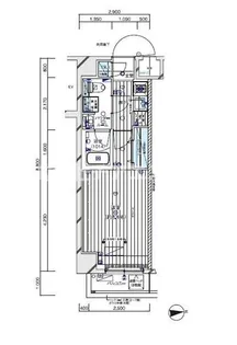 メインステージ入谷Ⅴ【6階】の間取り