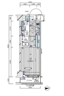 メインステージ入谷Ⅴ【6階】の間取り