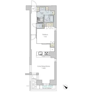 Brillia ist 文京六義園【3階】の間取り