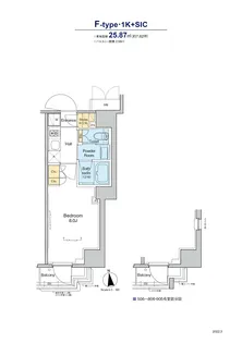 プラウドフラット浅草トレサージュ【3階】の間取り