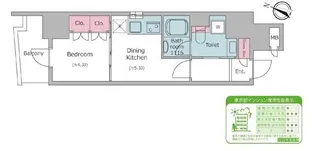 クロスレジデンス日本橋本町【10階】の間取り