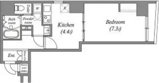 オーパスホームズ八丁堀【3階】の間取り