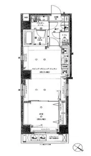 スパシエ日本橋エセンザ【4階】の間取り