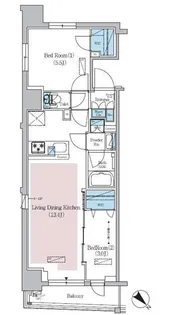 アーバネックス日本橋横山町【9階】の間取り