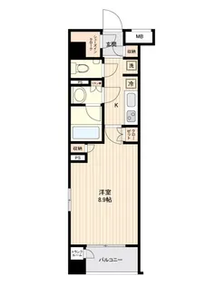 パレステージ文京江戸川橋【2階】の間取り
