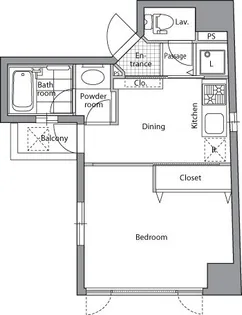 レジディア文京千石【12階】の間取り