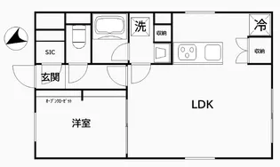 CREAL江戸川橋【2階】の間取り