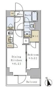 プライマル元浅草【6階】の間取り