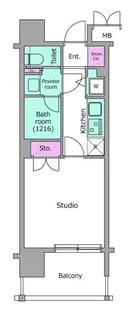 レジディア文京本郷【3階】の間取り
