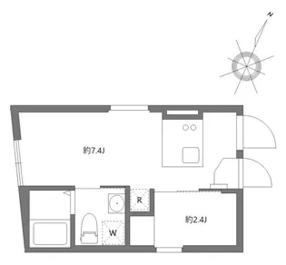 アピチェ南千住A棟【3階】の間取り