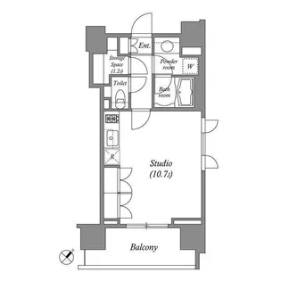 LaSante千駄木【6階】の間取り