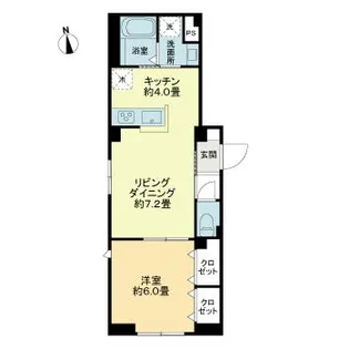 ルミケオ大手町【1階】の間取り