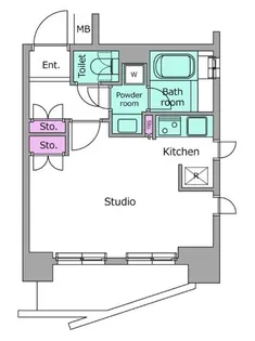 レジディア御茶ノ水【10階】の間取り