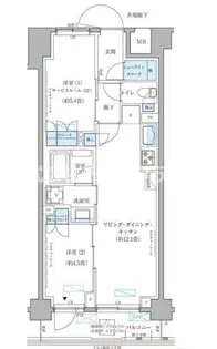 パークアクシス文京本郷【7階】の間取り