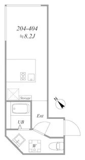 trias495【104号室】の間取り