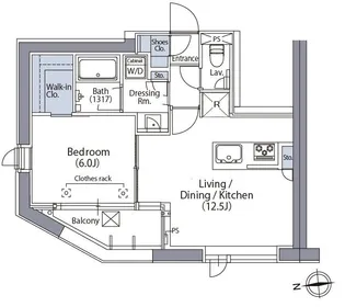 エルスタンザ文京湯島【9階】の間取り