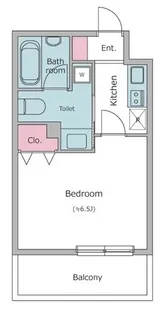 レジディア新川【3階】の間取り