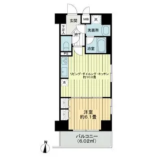 デュオ・スカーラ麹町【3階】の間取り