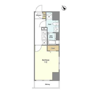 リバーレ日本橋三越前【2階】の間取り