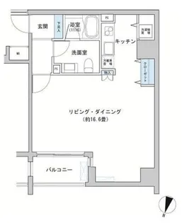 カッシア神田レジデンス【10階】の間取り