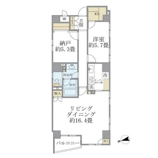 麹町レジデンス【3階】の間取り