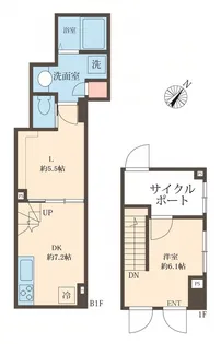 スフィア日本橋富沢町の間取り