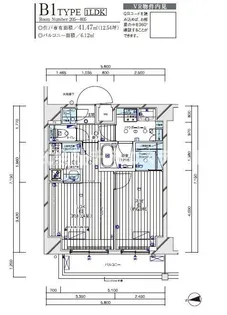 メインステージ入谷Ⅴ【305号室】の間取り