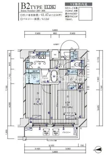 メインステージ入谷Ⅴ【406号室】の間取り