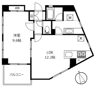 ジャスト大崎【3階】の間取り