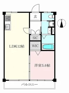 高輪ハイツ【3階】の間取り