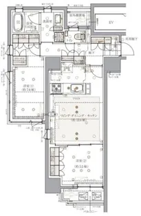 レ・ジェイドクロス千代田神保町【6階】の間取り