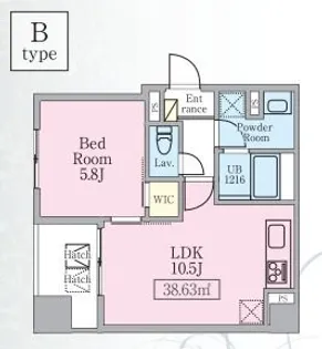 アビタシオン創【10階】の間取り