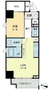 ベルファース本郷弓町【7階】の間取り