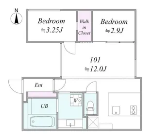 trias913【1階】の間取り