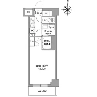 BPRレジデンス大島【5階】の間取り