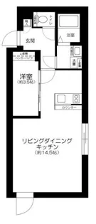 Le Nid 日本橋【-1階】の間取り