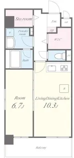 片岡ビル【2階】の間取り