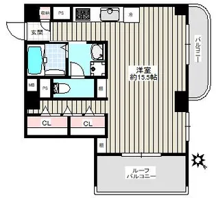 シャンボール文京【801号室】の間取り