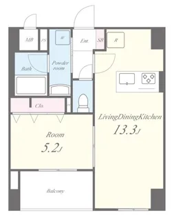 GRACE KR ASAKUSA【9階】の間取り