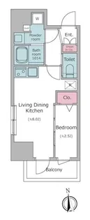 ドゥーエ入谷Ⅱ【2階】の間取り