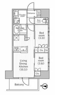 nido MINOWA【7階】の間取り