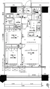 勝どきザ・タワー【29階】の間取り