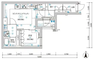 セジョリ東陽町Ⅱ【2階】の間取り