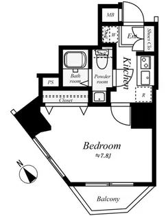 メイクスデザイン入谷【3階】の間取り