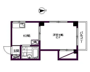 メゾンアオキ【2階】の間取り