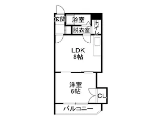 マーベリック帯広東ANNEX(旧コーポラスTOMO)【117号室】の間取り