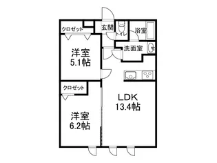 オルネ106A【A302号室】の間取り