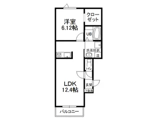 カーサ エクセレンテ 【1階】の間取り